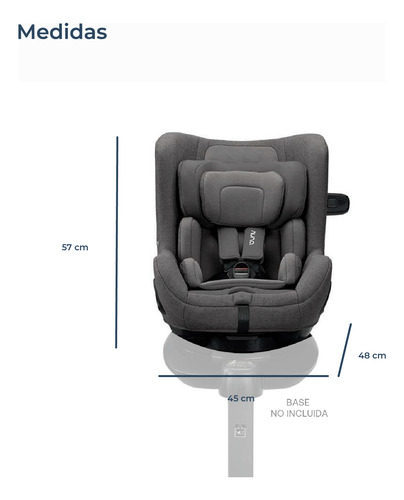 Silla De Auto Convertible Nuna Todl Next Granite