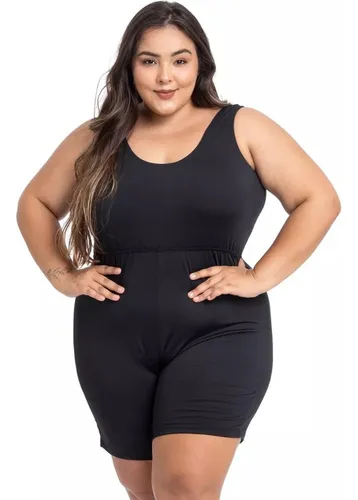 Maio macaquinho cheap plus size