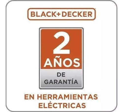 Imagen 4 de 4 de Taladro percutor atornillador eléctrico de 13mm Black+Decker HD650K 650W + accesorios con maletín de transporte 220V 50Hz