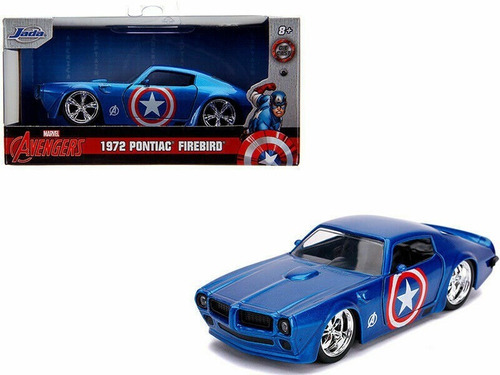 Pontiac Firebird 1972 Capitão América Marvel 1:32 Jada