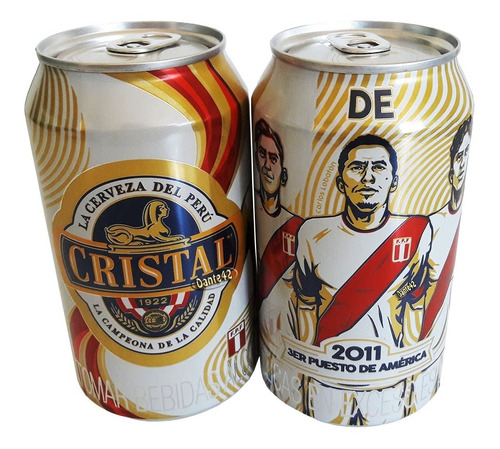 Dante42 Lata Cerveza Cristal  3er Puesto De America 2011