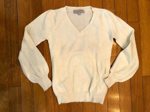 Sweater Paula Cahen Danver´s. Color Manteca. Talle 1