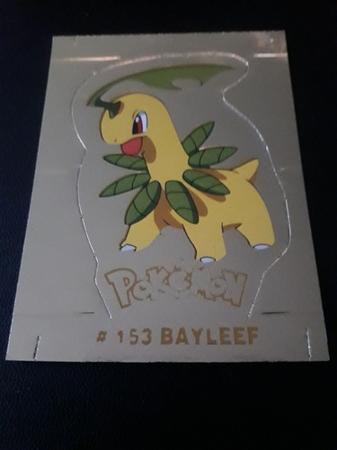 Pokemon Gold Silver. Figurita Armable N° 153 Bayleef. Mira!!