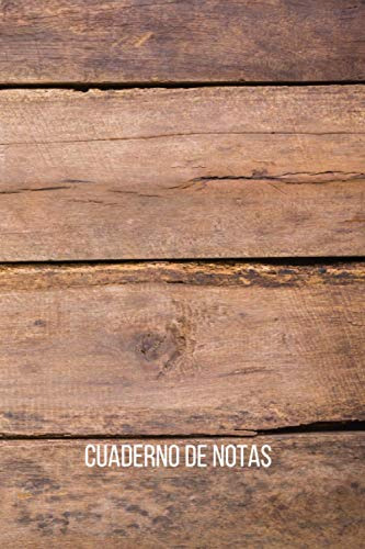 Cuaderno De Notas Madera: Diario De Composicion Con Lineas C