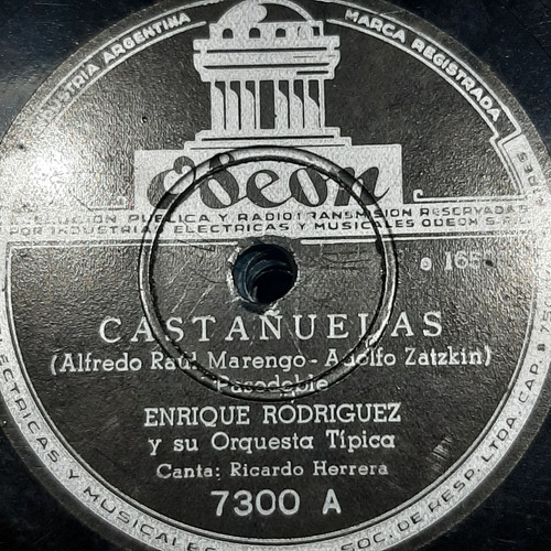 Pasta Enrique Rodriguez Odeon C536
