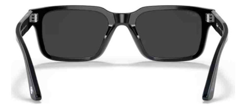 Óculos De Sol Persol Preto Retangular 0po3272s 95/48 53
