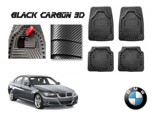 Tapetes Premium Black Carbon 3d Bmw 325i 2006 A 2011