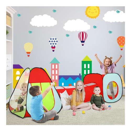 Carpa De Juegos Infantil Desplegable Limitlessfunn De 3 Piez