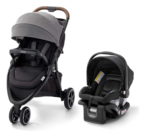 Graco Outpace Lx Sistema De Viaje Todoterreno Para Bebes Incluye Cochecito Y Asiento Infantil Para Automóvil Alto Rendimiento Práctico Y Duradero