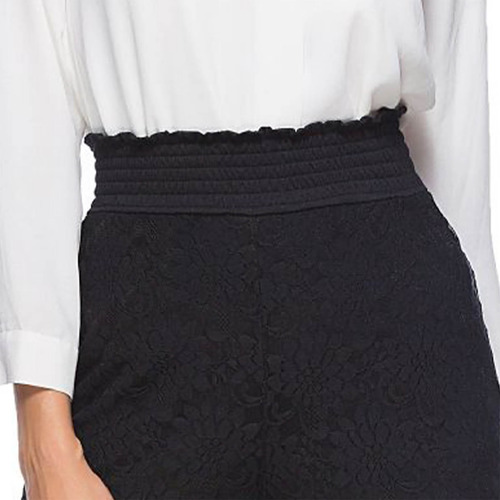 Pantalones Anchos De Encaje A La Moda Para Mujer De Talla Gr