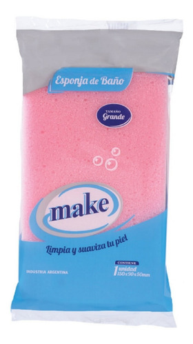 Esponja De Baño Grande Make