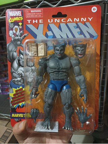 Marvel Beast Gris Uncanny Xmen Hasbro Legends