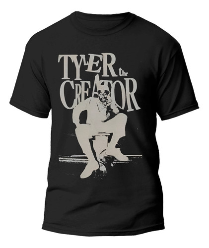 Playera Negra Estampado De Tyler The Creator 100% Algodón 08