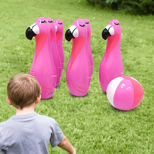 Juego De Juegos De Bolos De Bolos Inflables, Juegos De Patio