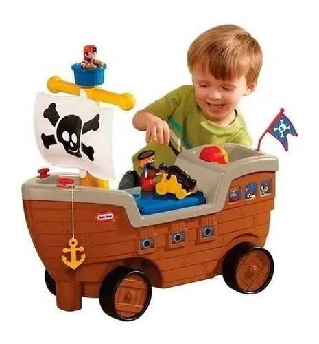 Pata Pata Little Tikes Barco Pirata Con Accesorios