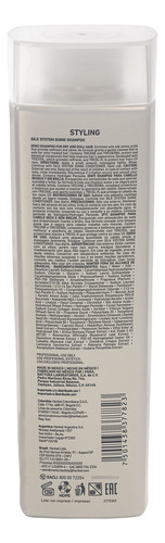 Tec Italy Silk System Shine Shampoo Aporta Brillo 300 Ml