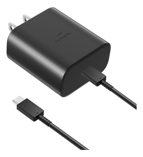 Cargador Rápido 45w Samsung Galaxy S25/s24/s23 Usb C 6.6ft Negro