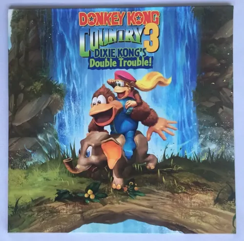 Donkey Kong Country 3 Snes Nintendo Lp Disco Vinil ( Novo