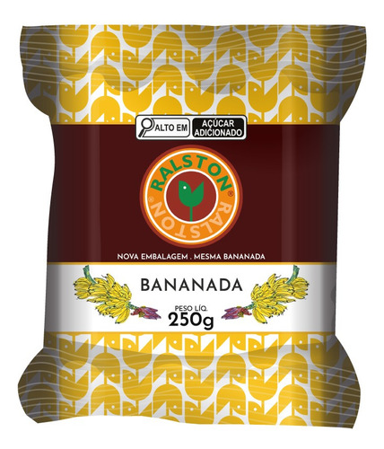 Bananada Ralston Em Barra 250g