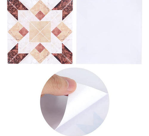 60 Hojas De Pegatinas Autoadhesivas De Pvc Para Pisos, 3d S