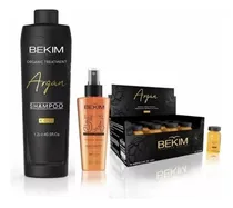 Comprar Combo Bekim Argan 4oils Shampoo+protector Térmico+ampollas 