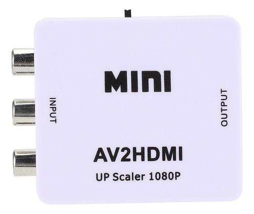 Mini Av A Converter De Vídeo Hd Con Alimentación Usb De 1080