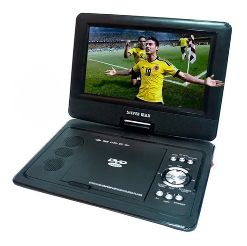 Televisor + Dvd Portatil De 9 Pulgadas + Tdt + Fm Silver Max