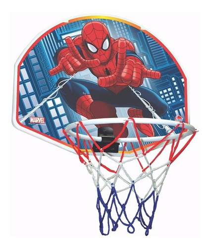 Tabela De Basquete + Bola Spider Man - Homem Aranha - Lider