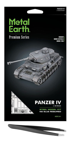 Fascinations Metal Earth Premium Serie Panzer Iv Tank 3d Kit