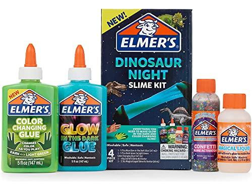 Set 4 Piezas De Creación De Slime Elmer's Noche De