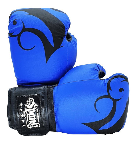 Luva De Boxe E Muay Thai Spank Azul