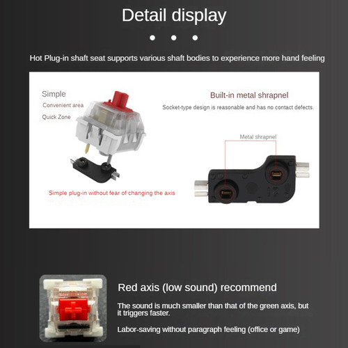 Teclado Programable De 4 Teclas, Interruptor Rojo, Ctrl, C,