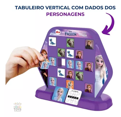 Jogo de Tabuleiro Cara a Cara Frozen II Disney 1602900163 Jogos de Mesa  Adivinhação Personagens Brinquedo Criança Menino Menina Família Presente -  Estrela - Jogos de Tabuleiro - Magazine Luiza