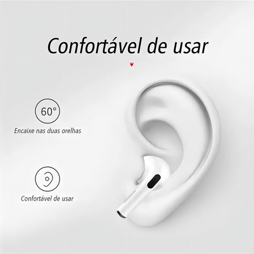 Fone Ouvido Bluetooth Branco Econômico Para Samsung A13