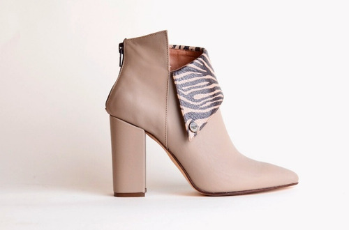 Imagen 4 de 8 de Botas Botinetas De Mujer - Fold - Ferraro
