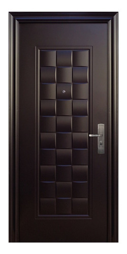 Puerta De Seguridad Xe Luxury Apertura Izq Acero 100% Ch Color Chocolate