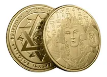 Comprar Moneda Conmemorativa Pirámide Diosa Egipcia Enchapado En Oro