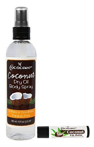Cococare Coconut Dry Oil Spray Para El Cuerpo, 6 On