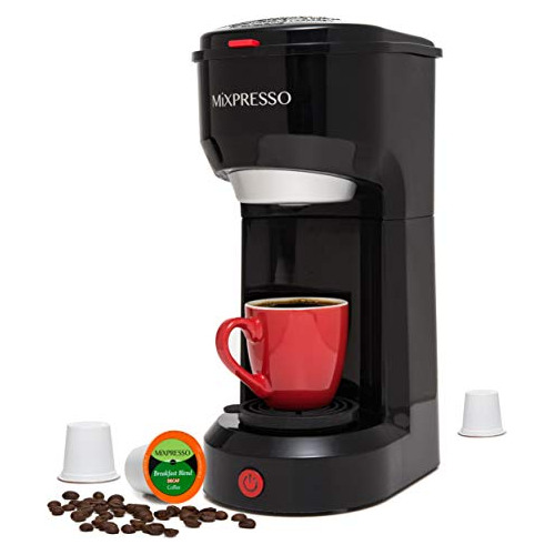 Cafetera Mixpresso 2 En 1, Compatible Con Cápsulas K-cup