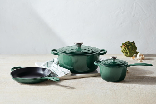 Saucpan De Firma De Hierro Fundido Esmaltado De Le Creuset,