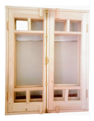 Ventana Estilo Griego En Madera Maciza