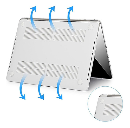 . Funda Techprotectus Para Macbook Pro 13 M1 M2 Marmol