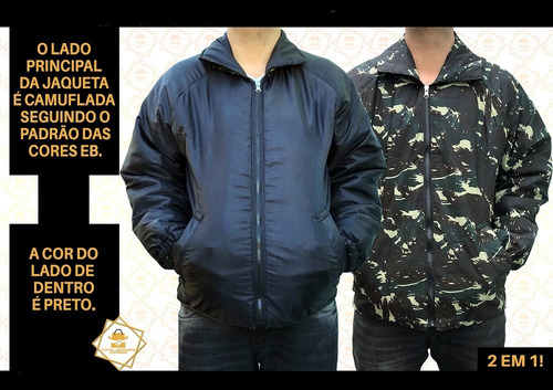 Jaqueta Masculina Corta Vento Dupla Face Camuflada Promoção | Mercado Livre
