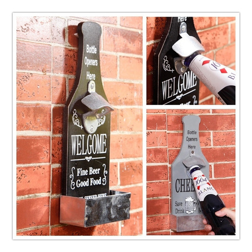 Abridor De Botellas De Estilo Vintage Con Forma De Cerveza M