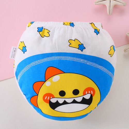 Pantalones Pañal Gasa Impermeables Para Bebé 2pcs 13-15kg M