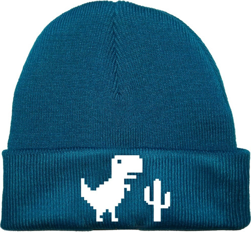 Gorro Lana Dinosaurio Google Gamer Azp Tv Estampado Urbanoz 