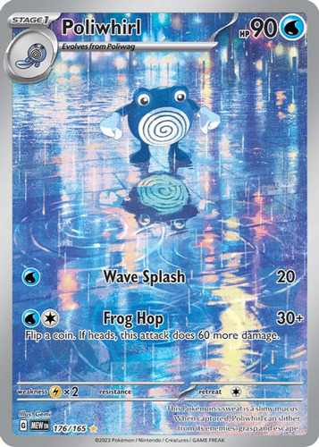 Poliwhirl 151 Cartas Pokémon Originales Tcg+10 Cartas 