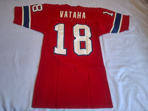 Jersey Nfl Pats Patriotas Sand Knit Vintage De Juego Mediano