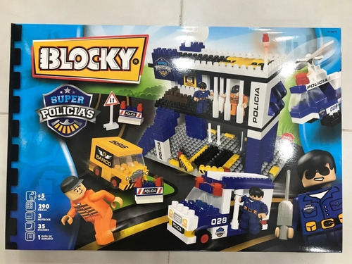 Imagen 5 de 10 de Bloques Super Policías 290 Piezas Original Blocky