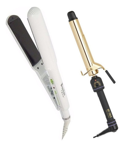 Combo Planchita Brazilian Babyliss + Buclera Hot Tools